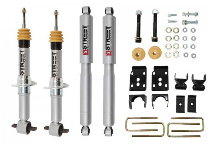Belltech Lowering Kit 15-20 F150 Extended/crew Cab 2wd +1 in. To -3 in. Front/5.5 in. Rear