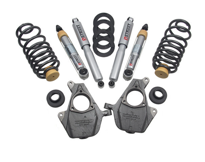 Lowering Kit Tah/yuk/sub 14-18 2 in. Front/3 in. Or 4 in. Rear - Will Not Work With Mag Ride Vehicles - Belltech
