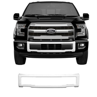 Front Bumpershellz (Center Cover Only)- Gloss White, (Standard Configuration) F-series 150 2015-2017