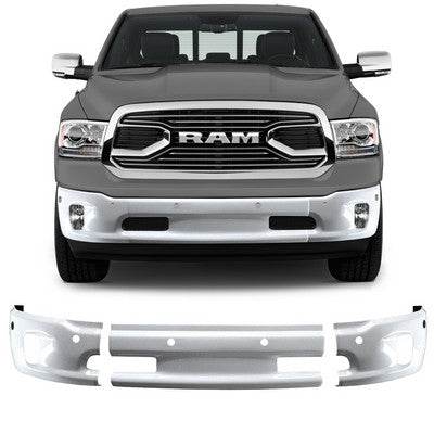 Front Bumpershellz - Gloss White, (Sensors: Yes) (Fog Cut-outs: Yes) Ram 1500 2013-2018