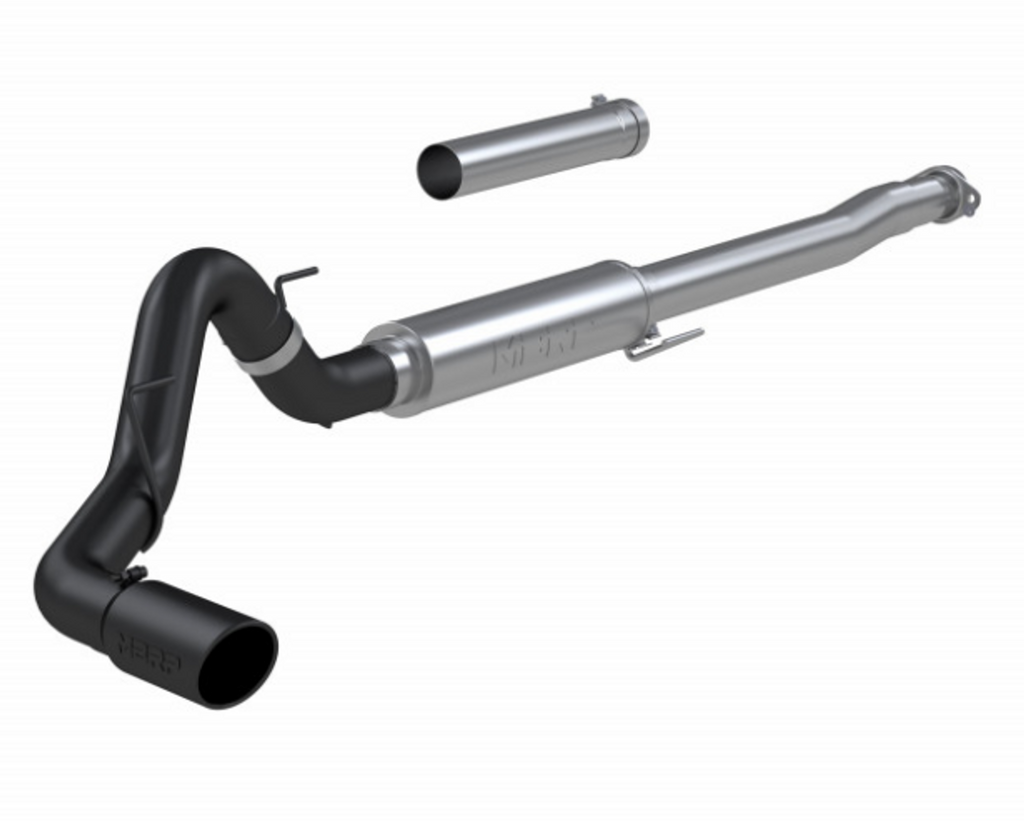 Exhaust System 4 in Cat Back Black for Select F150 2.7l/3.5l Ecoboost, 5.0l