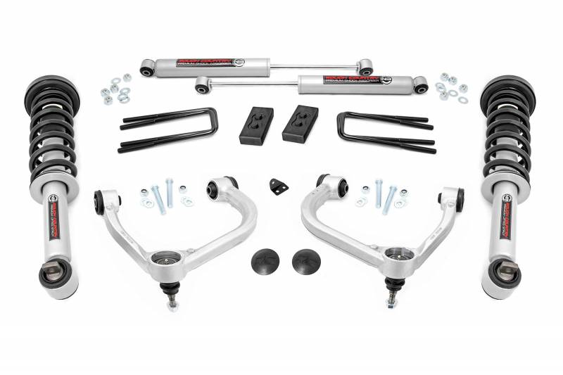 3 Inch Lift Kit | Forged Uca | N3 Struts | Ford F-150 4wd (21-22) (3 Boxes)