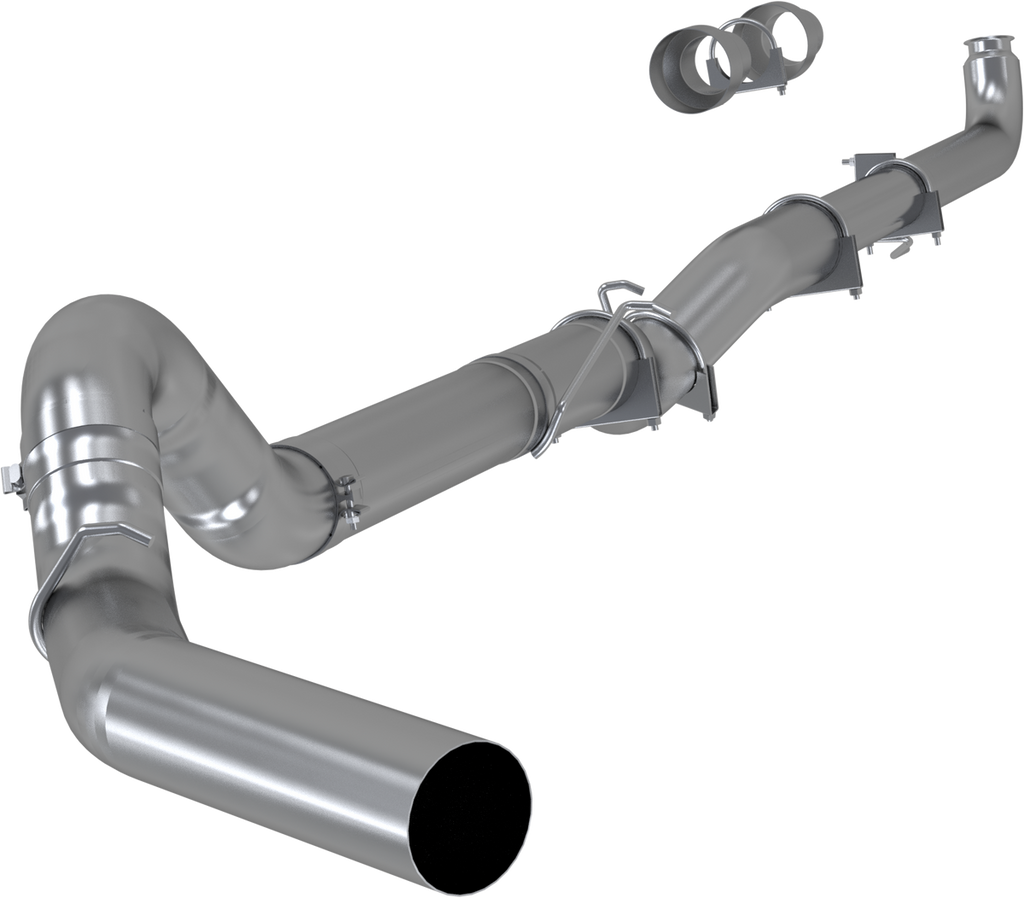 Exhaust System 5 in Cat Back ; 01-07 Silv/sierra Hd Diesel 6.6l Duramax V8 Extended/crew Cab