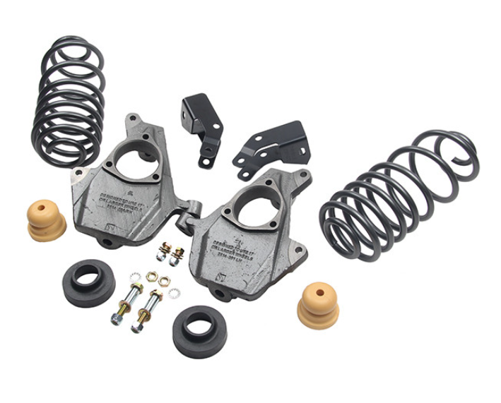 KIT D'ABAISSEMENT BELLTECH 14-18 TAHOE/YUKON/ SUBURBAN 2 po. AVANT/3 po. OU 4 po. ARRIÈRE FONCTIONNE AVEC LES VÉHICULES MAGNETIC RIDE