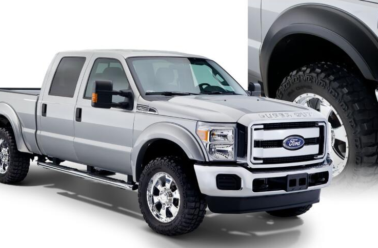 Extend-a-fender Flares (4) ; 11-16 Super Duty ; 1.75 Coverage