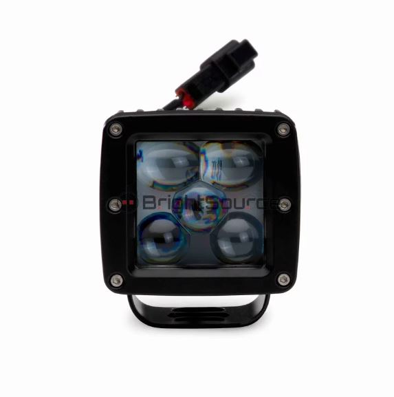 3in Cube Light Kit, Fog Pattern, Sae/dot Compliant