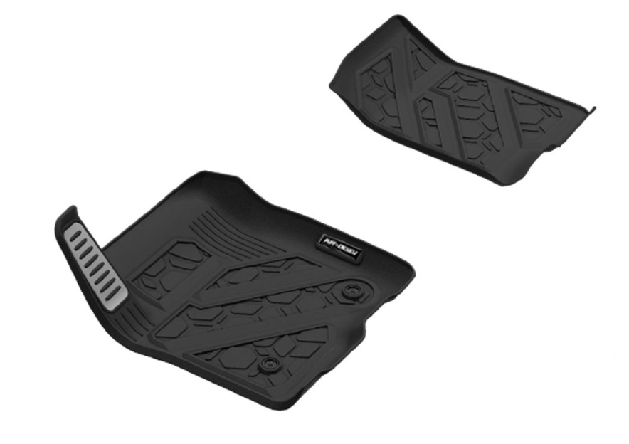 Air Design Black Front Floor Liners ; 19-22 Silv/sierra 1500 Regular/double Cab